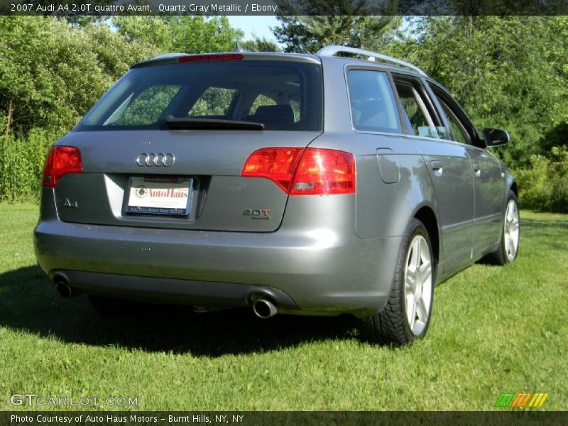Quartz Gray Metallic / Ebony 2007 Audi A4 2.0T quattro Avant