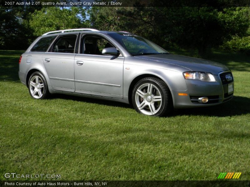 Quartz Gray Metallic / Ebony 2007 Audi A4 2.0T quattro Avant