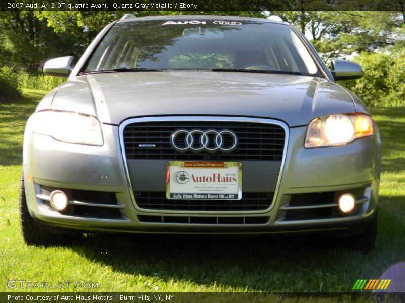 Quartz Gray Metallic / Ebony 2007 Audi A4 2.0T quattro Avant