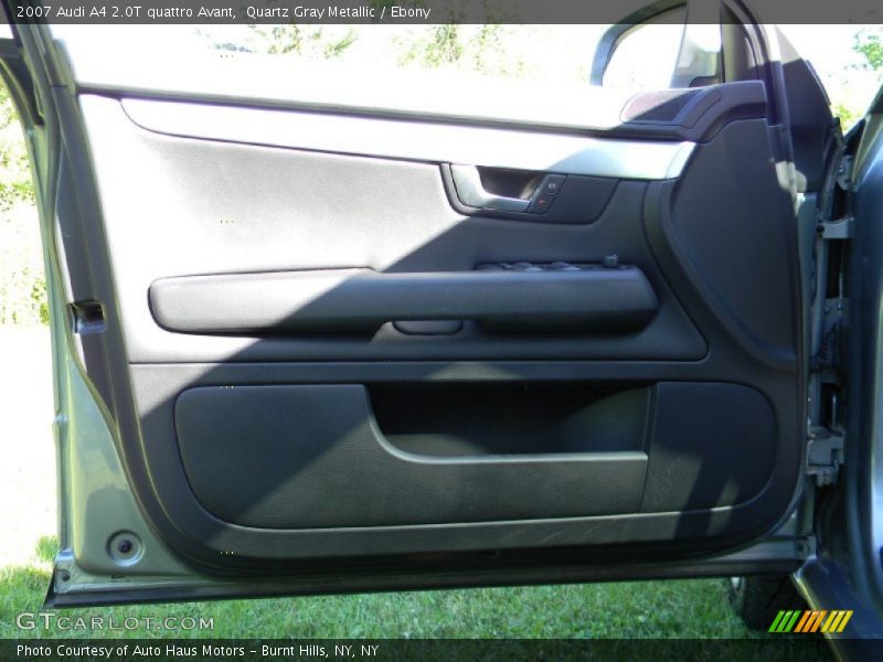 Quartz Gray Metallic / Ebony 2007 Audi A4 2.0T quattro Avant