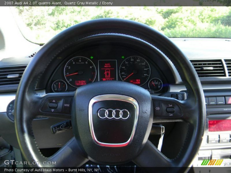 Quartz Gray Metallic / Ebony 2007 Audi A4 2.0T quattro Avant