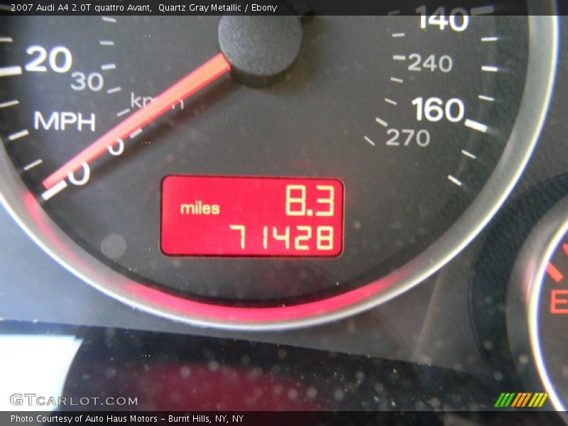 Quartz Gray Metallic / Ebony 2007 Audi A4 2.0T quattro Avant