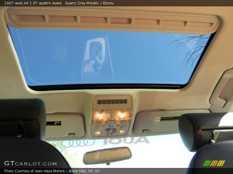 Quartz Gray Metallic / Ebony 2007 Audi A4 2.0T quattro Avant