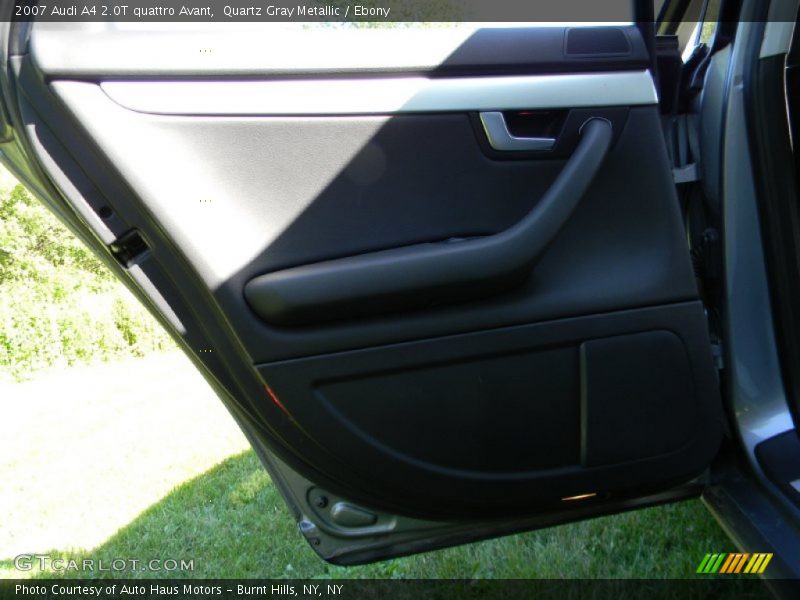 Quartz Gray Metallic / Ebony 2007 Audi A4 2.0T quattro Avant