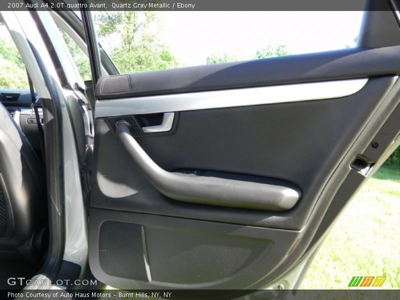 Quartz Gray Metallic / Ebony 2007 Audi A4 2.0T quattro Avant