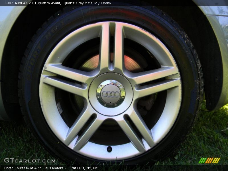 Quartz Gray Metallic / Ebony 2007 Audi A4 2.0T quattro Avant