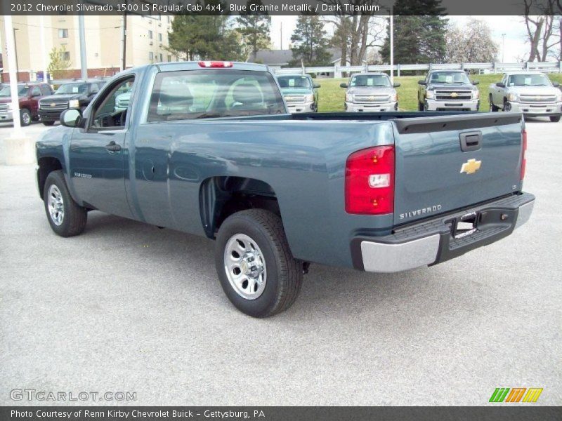 Blue Granite Metallic / Dark Titanium 2012 Chevrolet Silverado 1500 LS Regular Cab 4x4