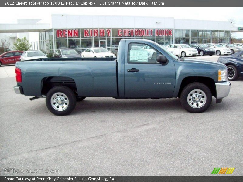 Blue Granite Metallic / Dark Titanium 2012 Chevrolet Silverado 1500 LS Regular Cab 4x4