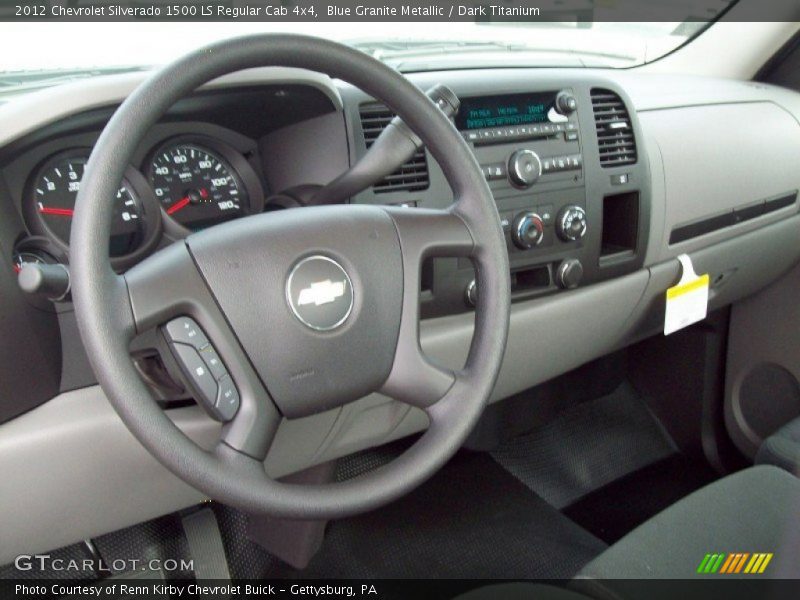 Blue Granite Metallic / Dark Titanium 2012 Chevrolet Silverado 1500 LS Regular Cab 4x4