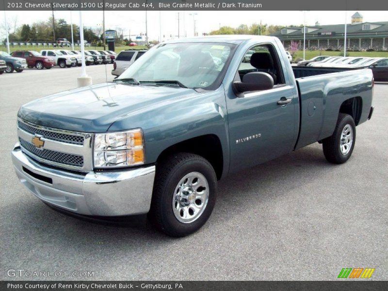 Blue Granite Metallic / Dark Titanium 2012 Chevrolet Silverado 1500 LS Regular Cab 4x4