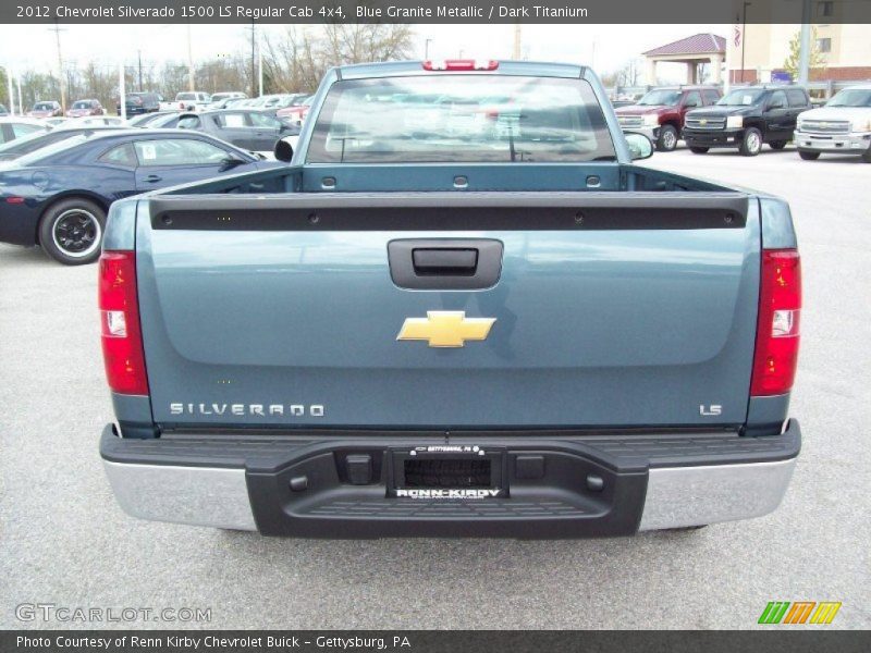 Blue Granite Metallic / Dark Titanium 2012 Chevrolet Silverado 1500 LS Regular Cab 4x4