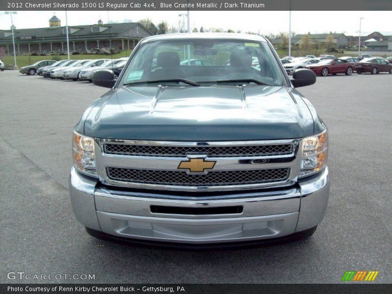 Blue Granite Metallic / Dark Titanium 2012 Chevrolet Silverado 1500 LS Regular Cab 4x4