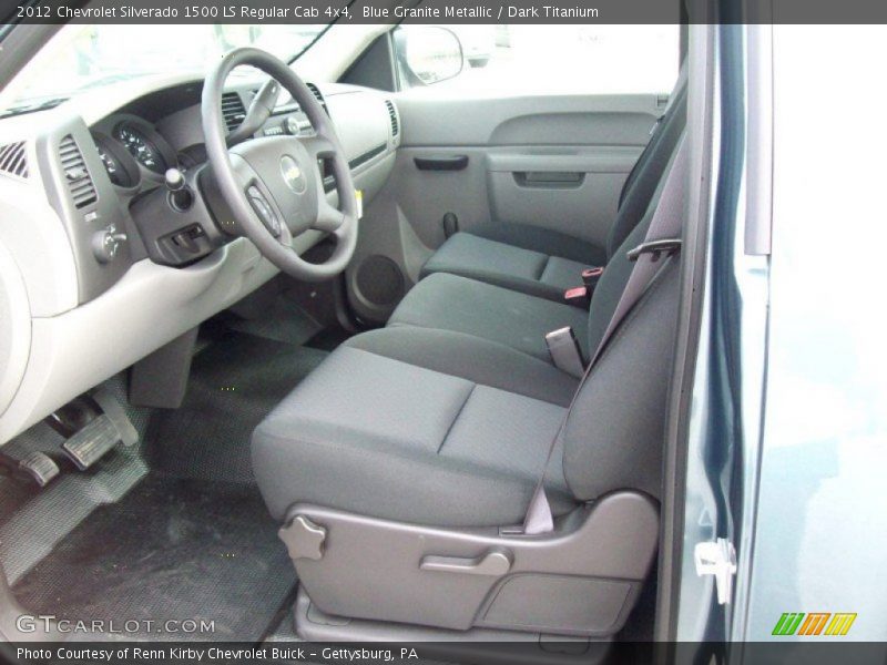Blue Granite Metallic / Dark Titanium 2012 Chevrolet Silverado 1500 LS Regular Cab 4x4