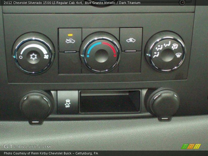 Blue Granite Metallic / Dark Titanium 2012 Chevrolet Silverado 1500 LS Regular Cab 4x4