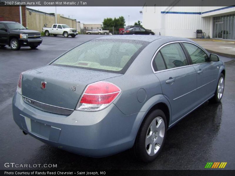 Ocean Mist Metallic / Tan 2007 Saturn Aura XE