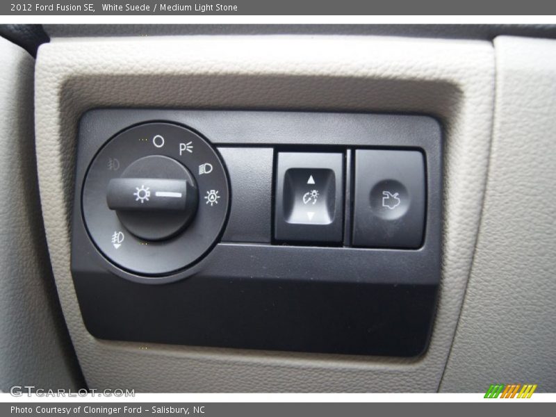 White Suede / Medium Light Stone 2012 Ford Fusion SE