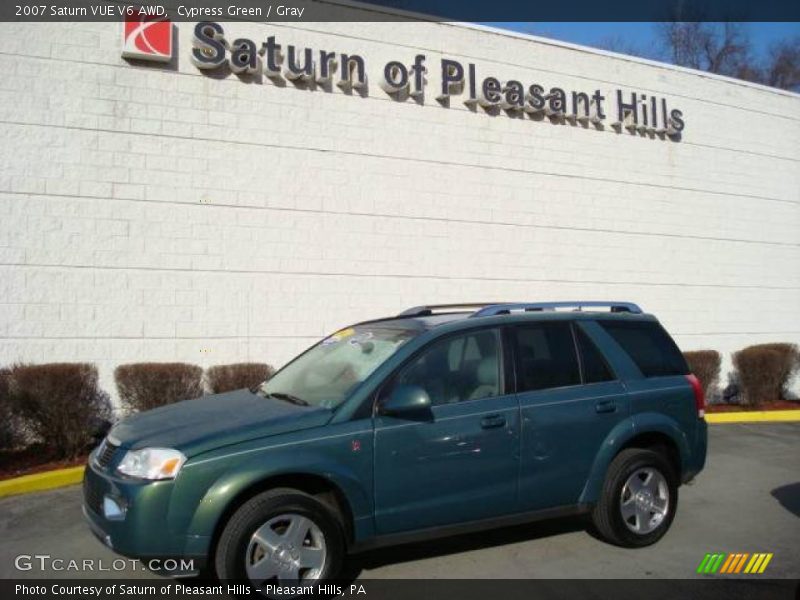 Cypress Green / Gray 2007 Saturn VUE V6 AWD