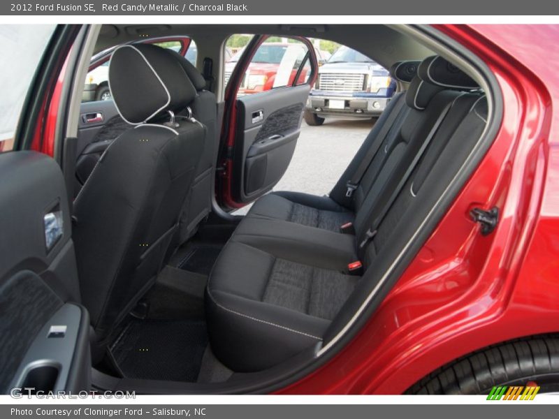 Red Candy Metallic / Charcoal Black 2012 Ford Fusion SE