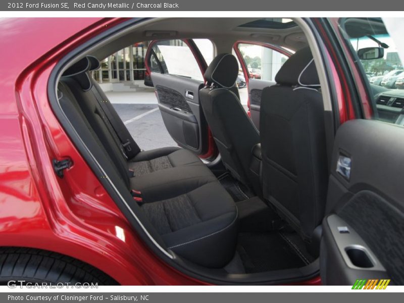 Red Candy Metallic / Charcoal Black 2012 Ford Fusion SE