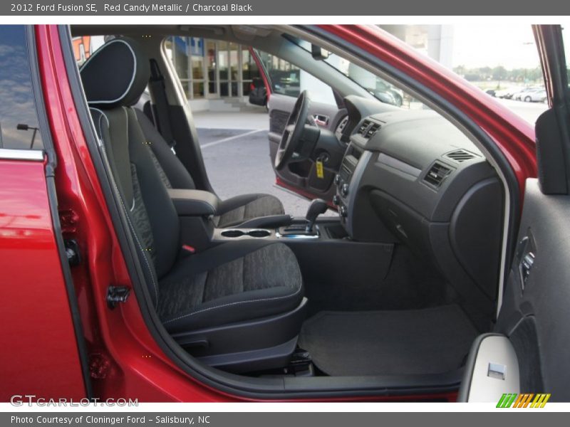 Red Candy Metallic / Charcoal Black 2012 Ford Fusion SE
