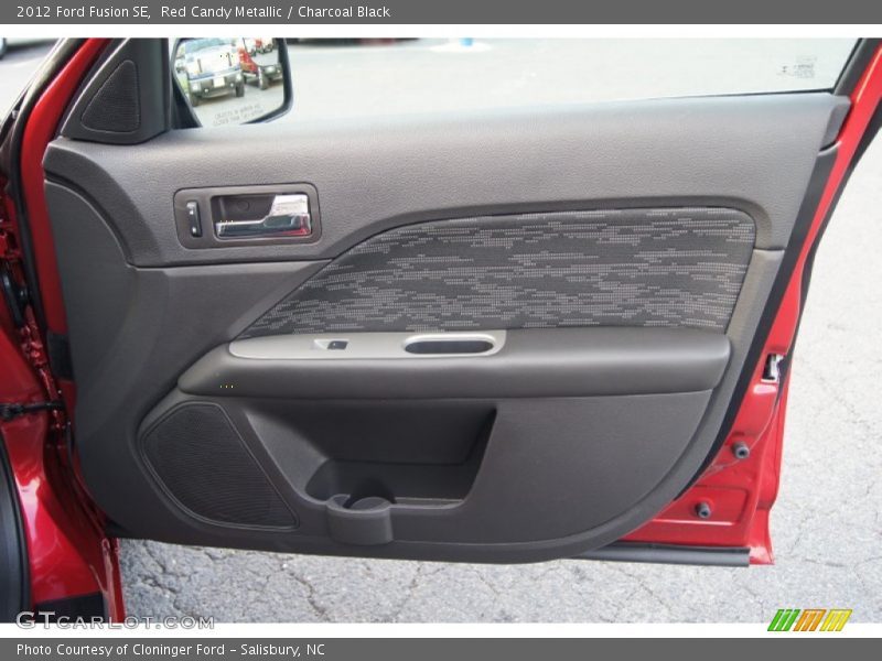 Red Candy Metallic / Charcoal Black 2012 Ford Fusion SE