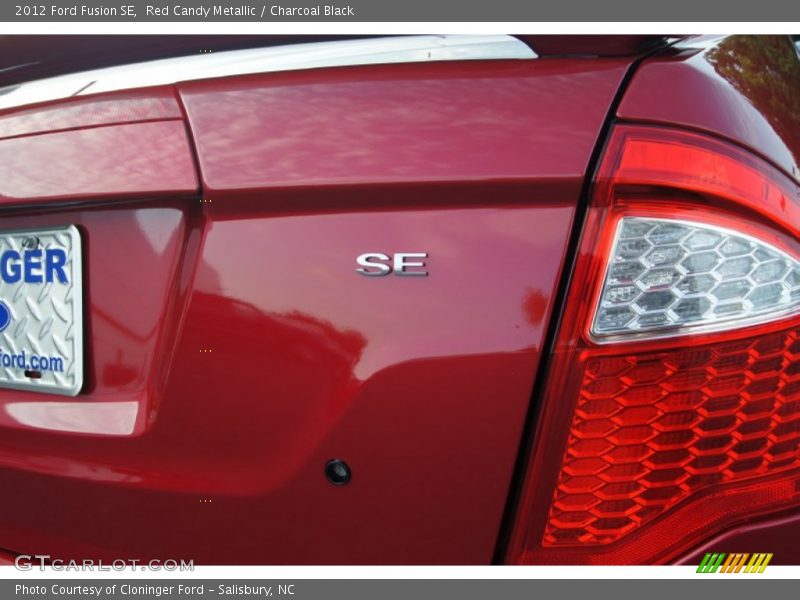 Red Candy Metallic / Charcoal Black 2012 Ford Fusion SE