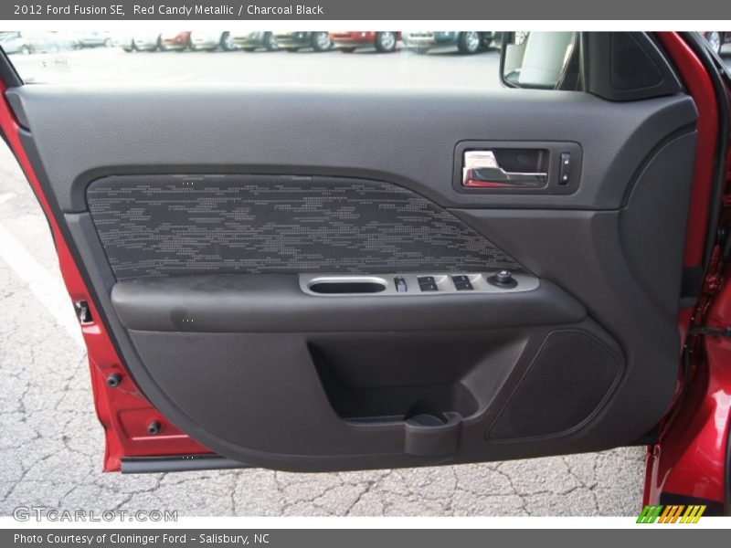 Red Candy Metallic / Charcoal Black 2012 Ford Fusion SE