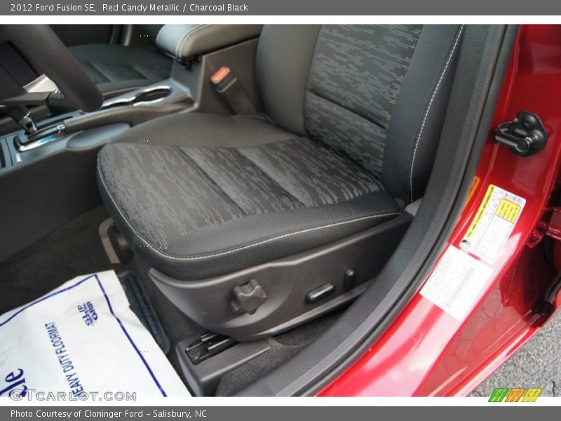 Red Candy Metallic / Charcoal Black 2012 Ford Fusion SE