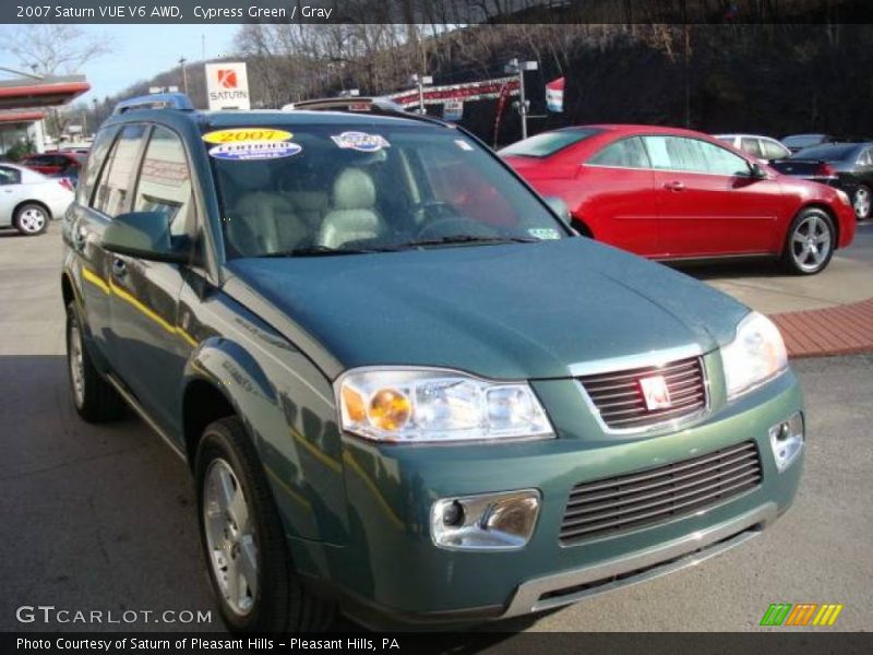 Cypress Green / Gray 2007 Saturn VUE V6 AWD