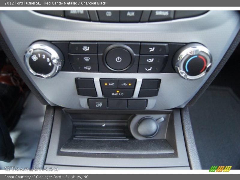 Red Candy Metallic / Charcoal Black 2012 Ford Fusion SE
