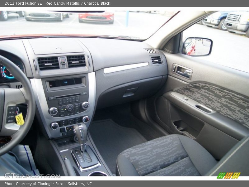 Red Candy Metallic / Charcoal Black 2012 Ford Fusion SE