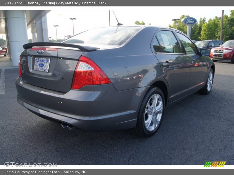 Sterling Grey Metallic / Charcoal Black 2012 Ford Fusion SE