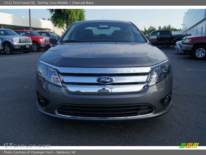 Sterling Grey Metallic / Charcoal Black 2012 Ford Fusion SE