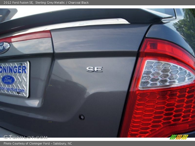 Sterling Grey Metallic / Charcoal Black 2012 Ford Fusion SE