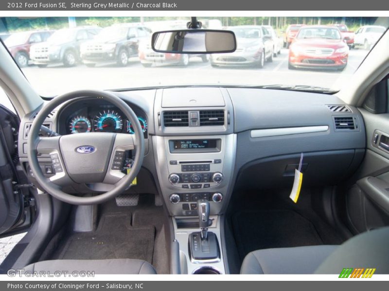 Sterling Grey Metallic / Charcoal Black 2012 Ford Fusion SE