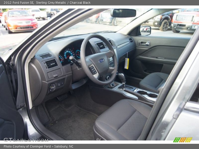 Sterling Grey Metallic / Charcoal Black 2012 Ford Fusion SE