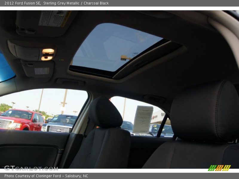 Sterling Grey Metallic / Charcoal Black 2012 Ford Fusion SE