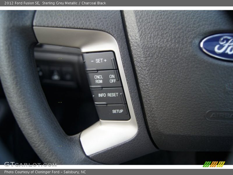 Sterling Grey Metallic / Charcoal Black 2012 Ford Fusion SE