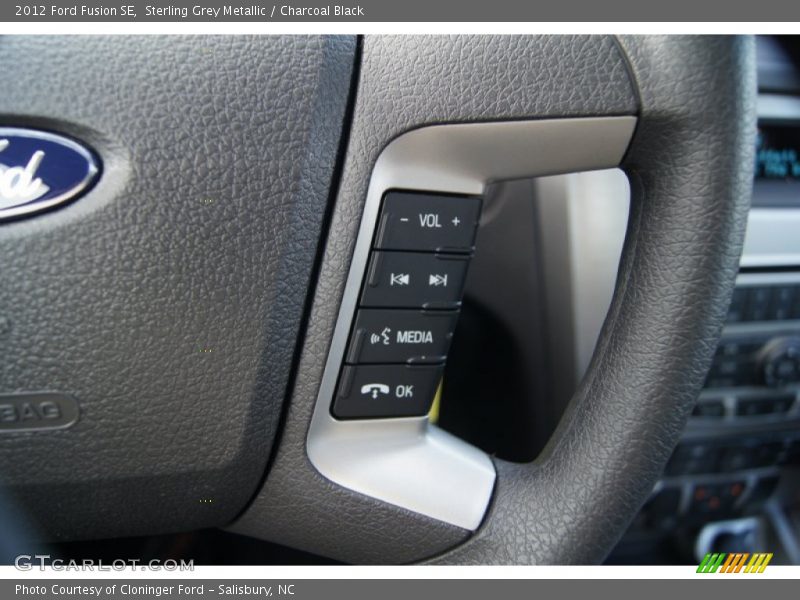 Sterling Grey Metallic / Charcoal Black 2012 Ford Fusion SE
