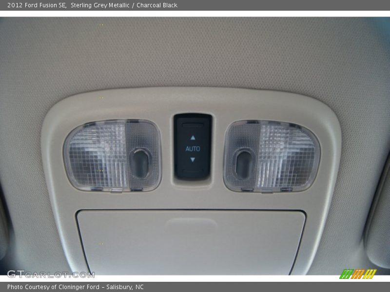 Sterling Grey Metallic / Charcoal Black 2012 Ford Fusion SE