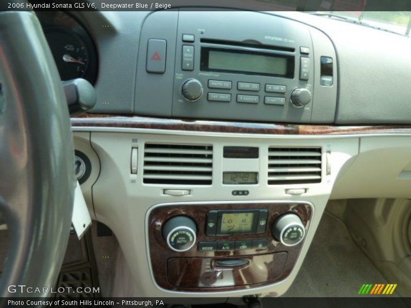Deepwater Blue / Beige 2006 Hyundai Sonata GLS V6