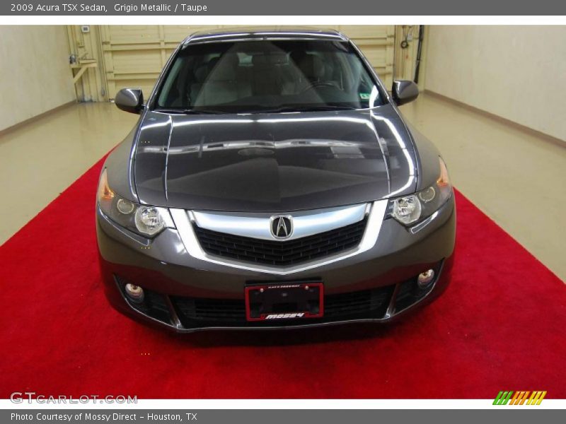 Grigio Metallic / Taupe 2009 Acura TSX Sedan