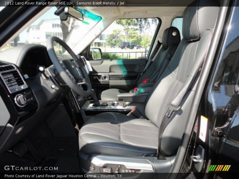 Santorini Black Metallic / Jet 2012 Land Rover Range Rover HSE LUX