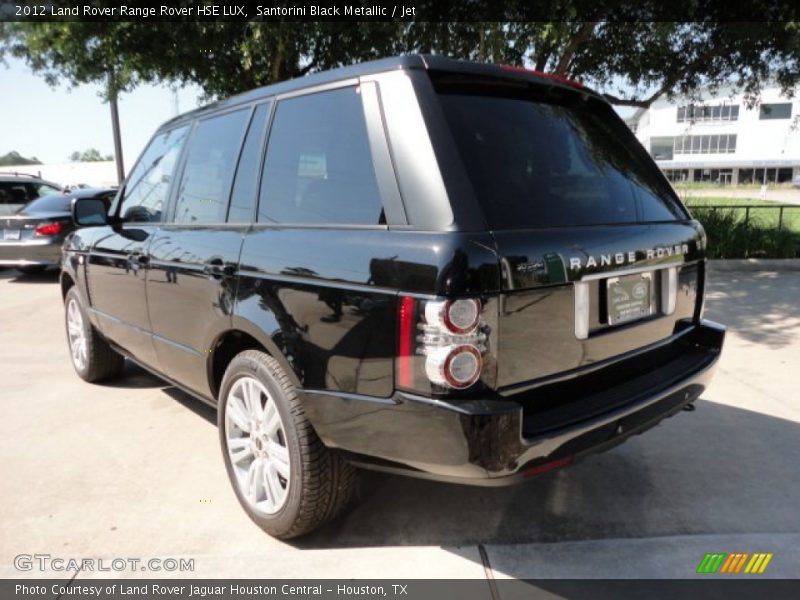 Santorini Black Metallic / Jet 2012 Land Rover Range Rover HSE LUX