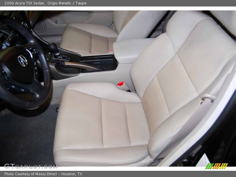 Grigio Metallic / Taupe 2009 Acura TSX Sedan