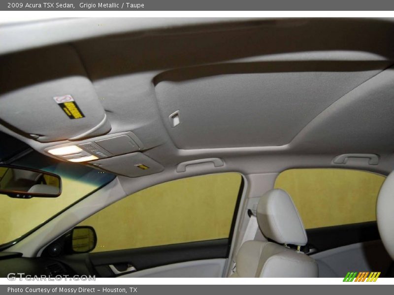 Grigio Metallic / Taupe 2009 Acura TSX Sedan