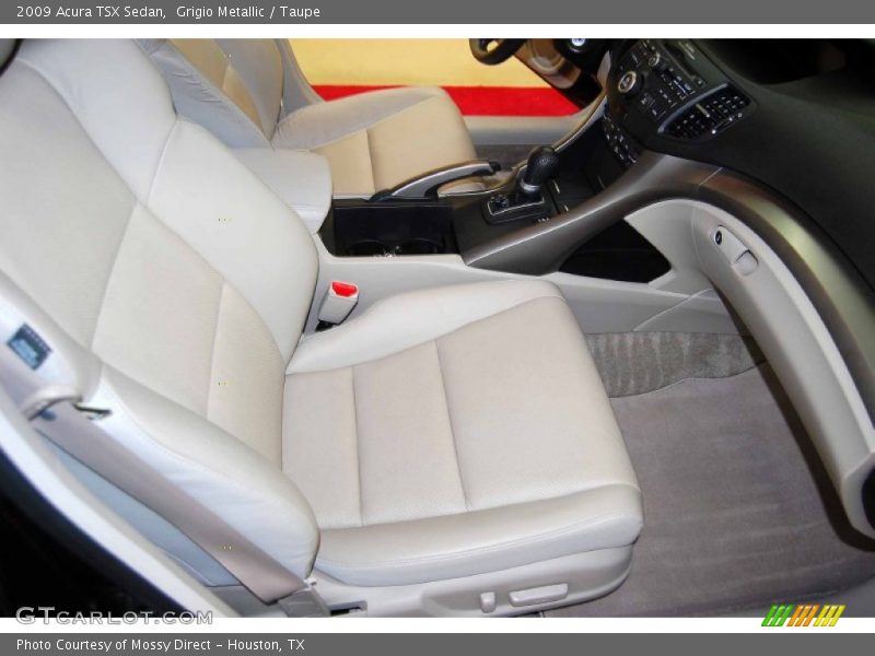 Grigio Metallic / Taupe 2009 Acura TSX Sedan