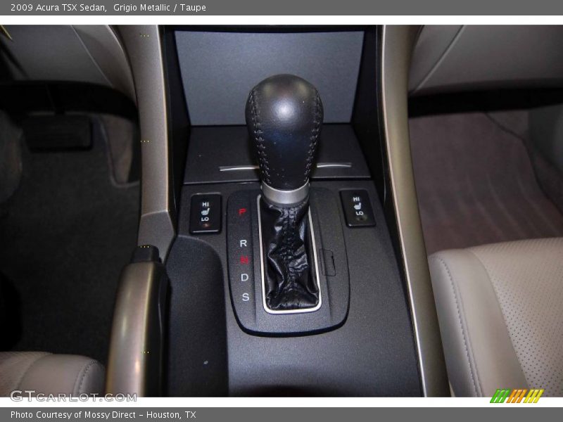 Grigio Metallic / Taupe 2009 Acura TSX Sedan