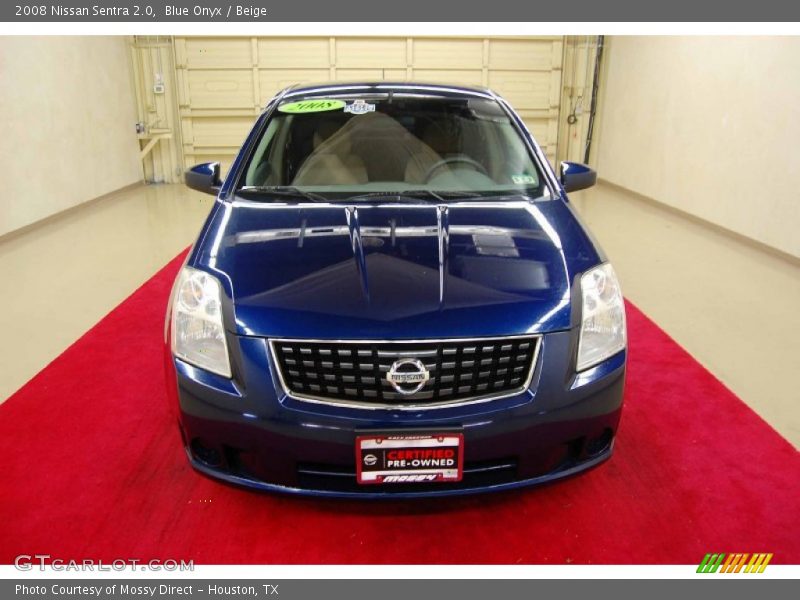 Blue Onyx / Beige 2008 Nissan Sentra 2.0