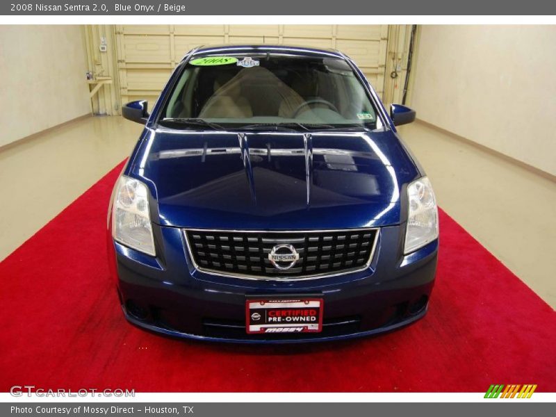 Blue Onyx / Beige 2008 Nissan Sentra 2.0